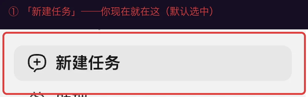 区域①
