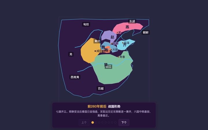 秦统一多民族国家建立 界面实拍
